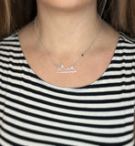 Mountain Necklace - Silver