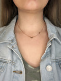 Moon Choker Necklace Rose Gold