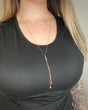 Rose Gold Lasso Necklace