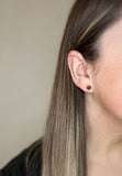 Charcoal Shimmer Studs