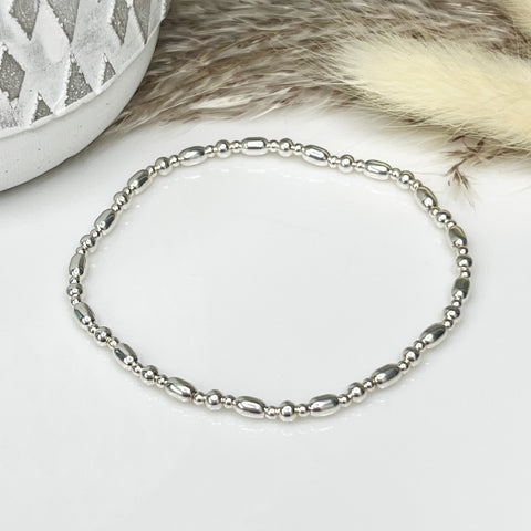 5mm Polished Bracelet Silver