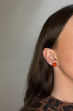 Tangerine Shimmer Studs