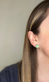 Sage Shimmer Studs