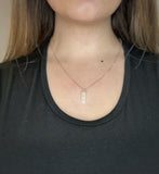 Point Necklace Small - Silver