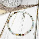 Beaded Anklet - Amazonite