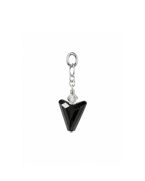 Swarovski Arrowhead Charm - Silver