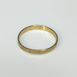 Birch Hammered Ring Gold