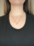 Point Necklace Small - Rose Gold