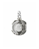 Crystal Ball Charm - Silver
