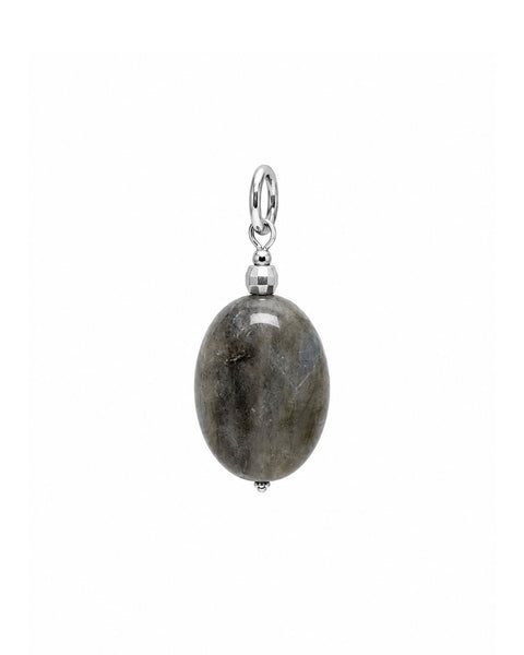 Labradorite Disco Charm - Silver