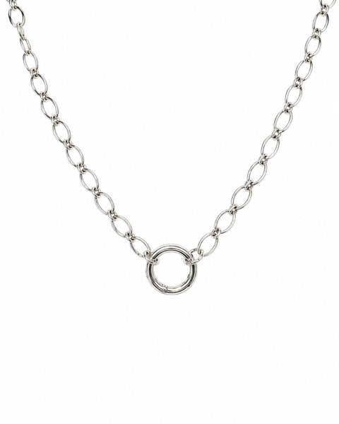 Diverse Charm Necklace Chain - Silver