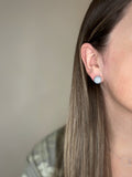 Blue Opal Shimmer Studs