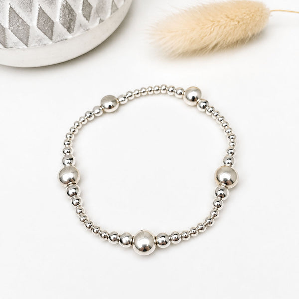 Soothing Flat Mercury Bracelet Silver