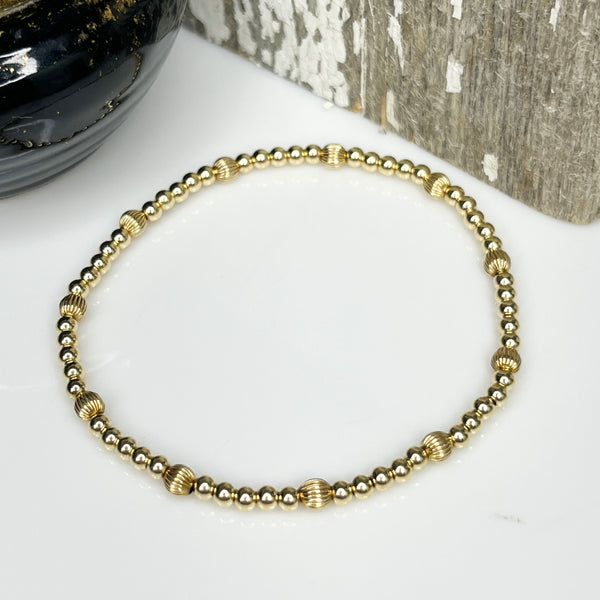 Fluted Bracelet Gold