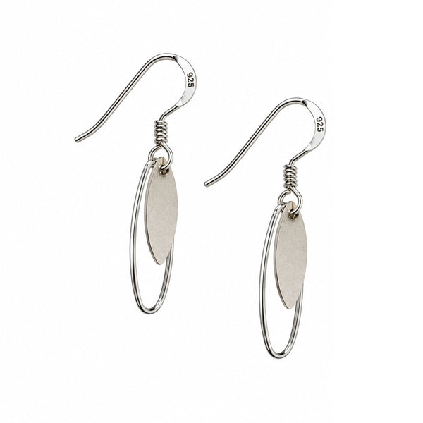 Gated Earrings Silver