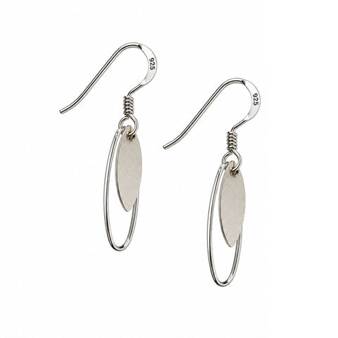 Gated Earrings Silver