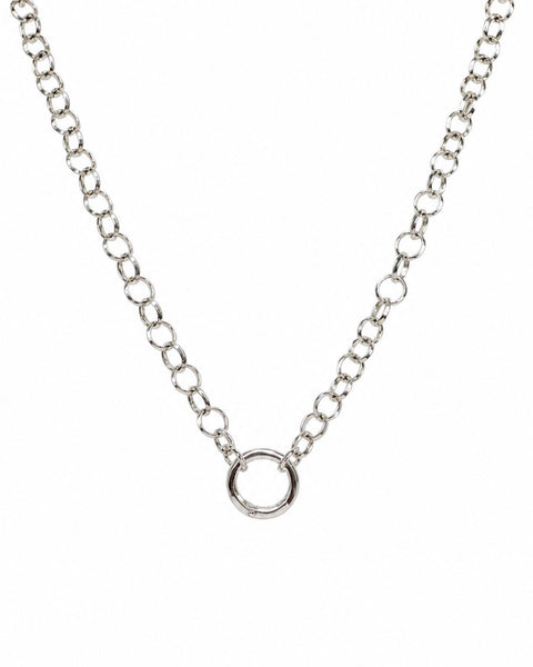 Glamour Charm Necklace Chain - Silver
