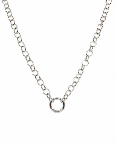 Glamour Charm Necklace Chain - Silver