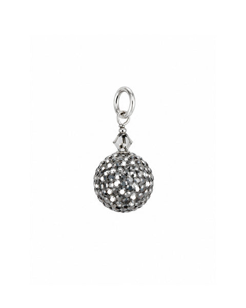 Glitter Shimmer Charm - Silver