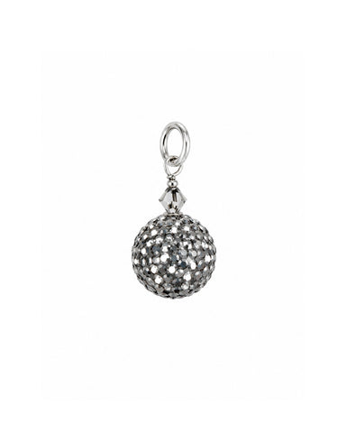 Glitter Shimmer Charm - Silver