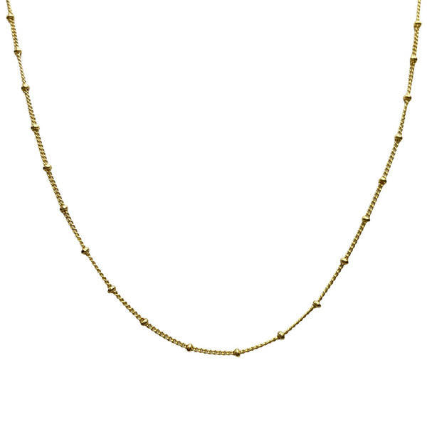 Beaded Necklace - Gold