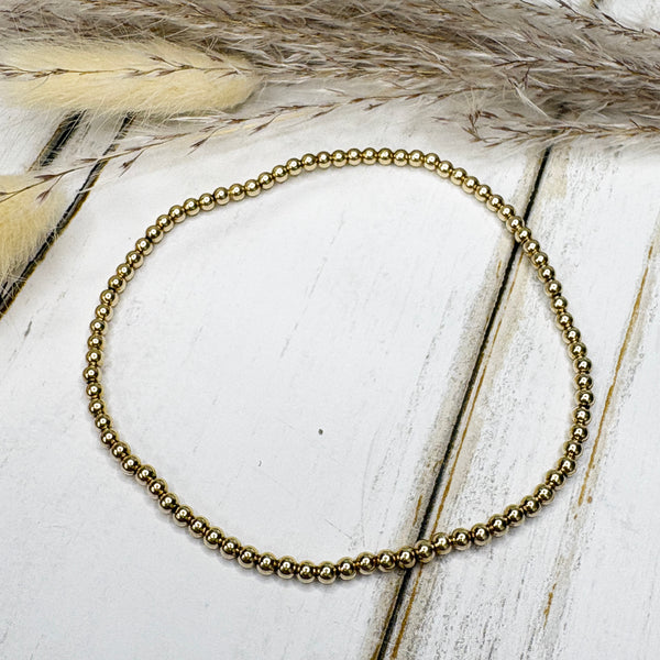 3mm Soothing Anklet Gold