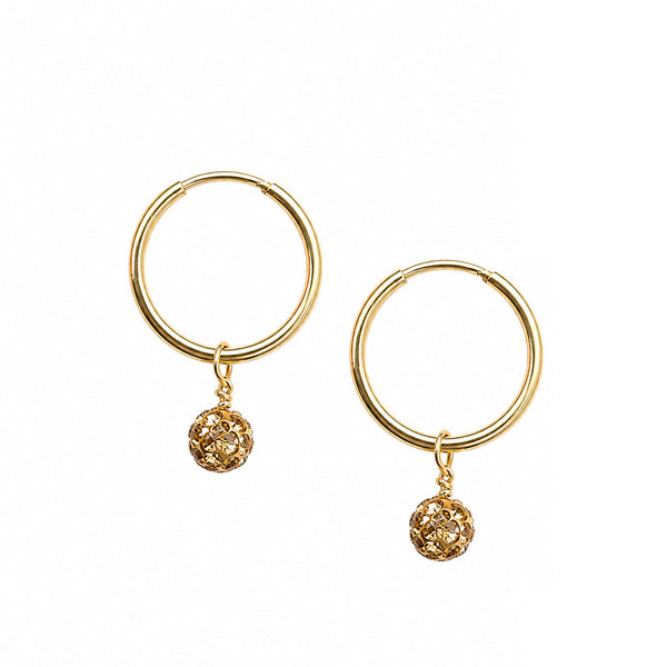 Shimmer Hoop - Gold
