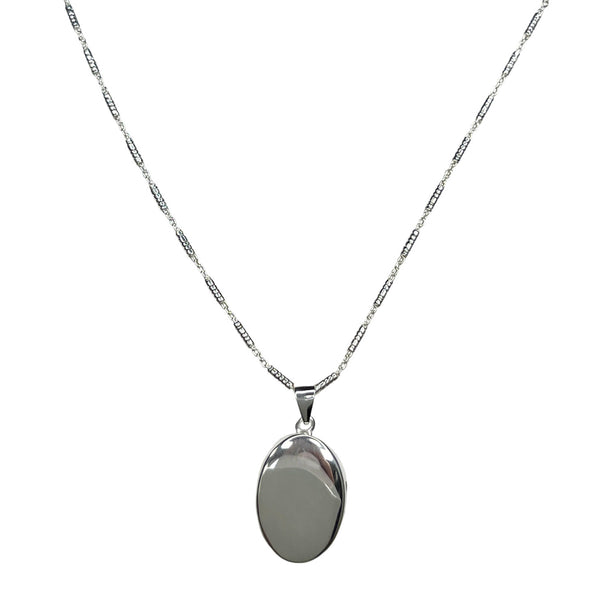 Oval Locket Necklace