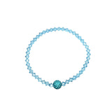 Birthstone March Swarovski Bracelet