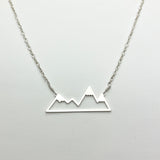 Mountain Necklace - Silver