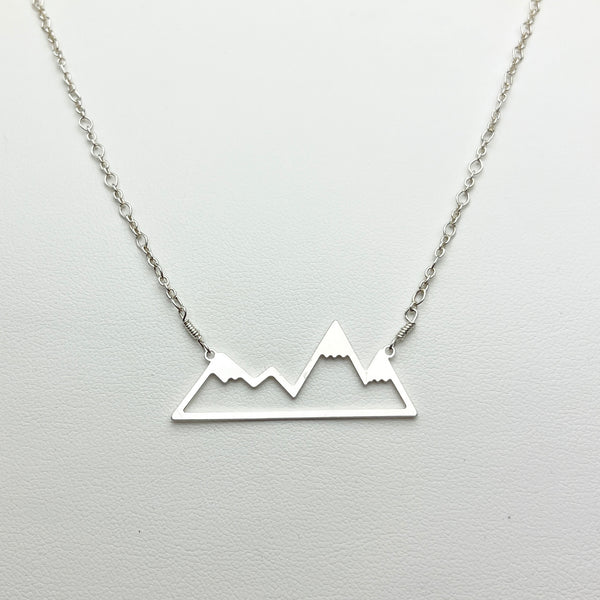 Mountain Necklace - Silver