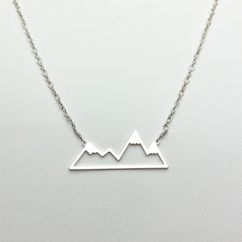 Mountain Necklace - Silver