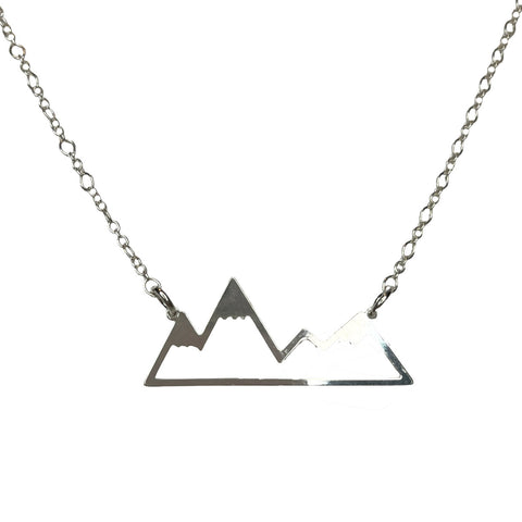 Mountain Necklace - Silver
