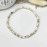 Beaded Anklet - Multi Howlite