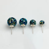 Peacock Shimmer Studs