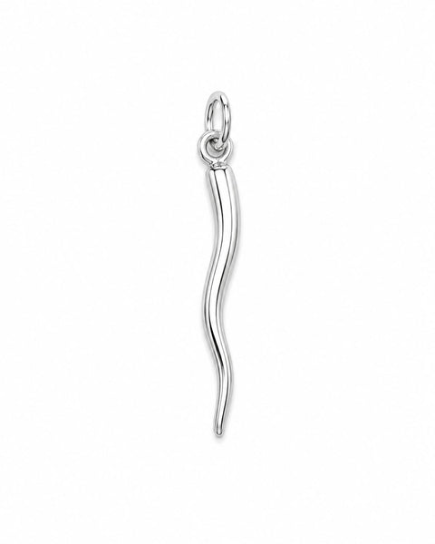 Prairie Wave Charm - Silver