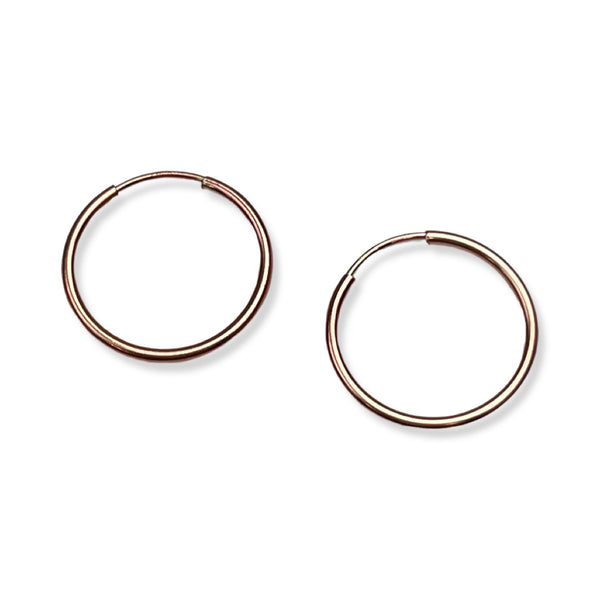 Small Hoops Rose Gold
