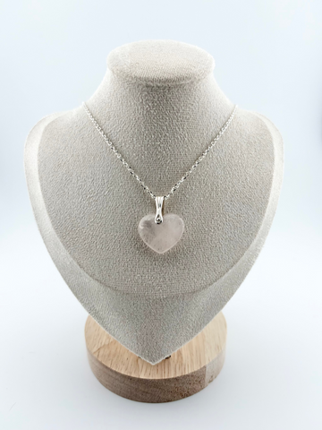 Limited Edition Rose Quartz Heart Necklace