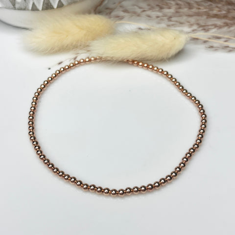 3mm Soothing Anklet Rose Gold