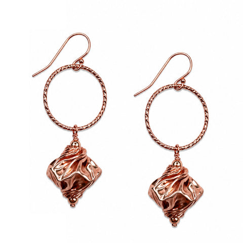 Rosset Earrings Rose Gold