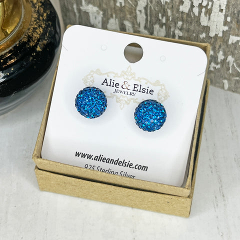 Sapphire Shimmer Studs