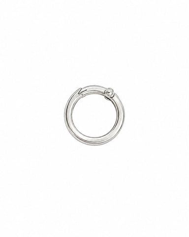Hinge Clasp for Charm Necklace - Silver