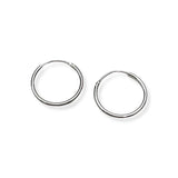 Small Hoops Silver