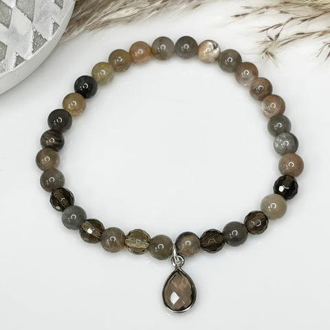 Smoky Sunstone Bracelet