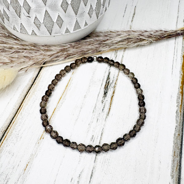 Smoky Quartz Stacker Bracelet