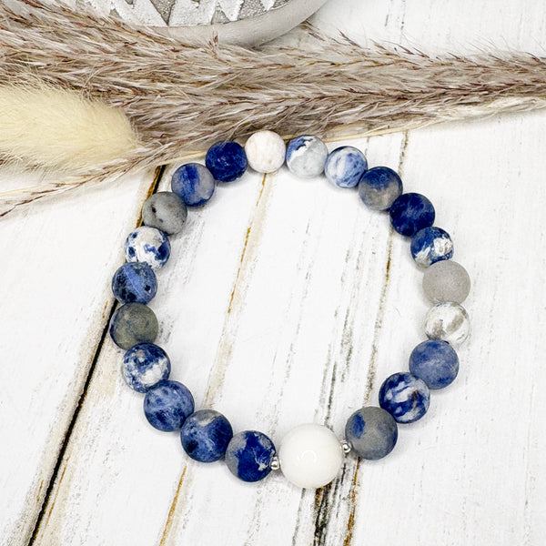 Simple Sodalite Bracelet