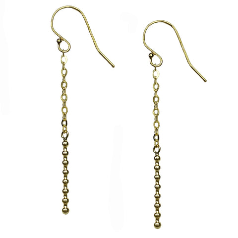 Soothing Drop Earrings Gold