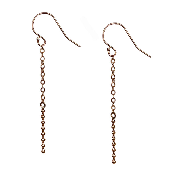 Soothing Drop Earrings Rose Gold