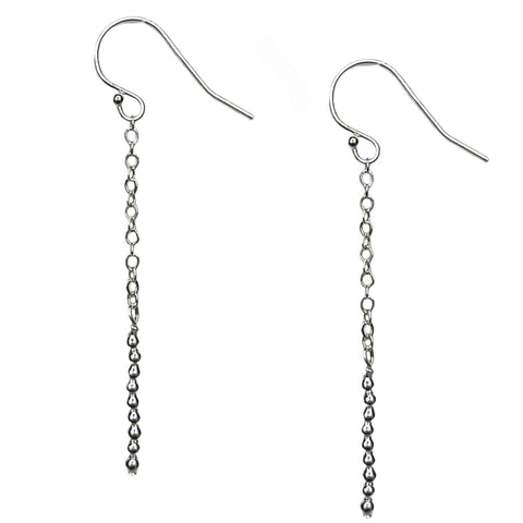 Soothing Drop Earrings Silver