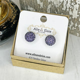 Tanzanite Shimmer Studs